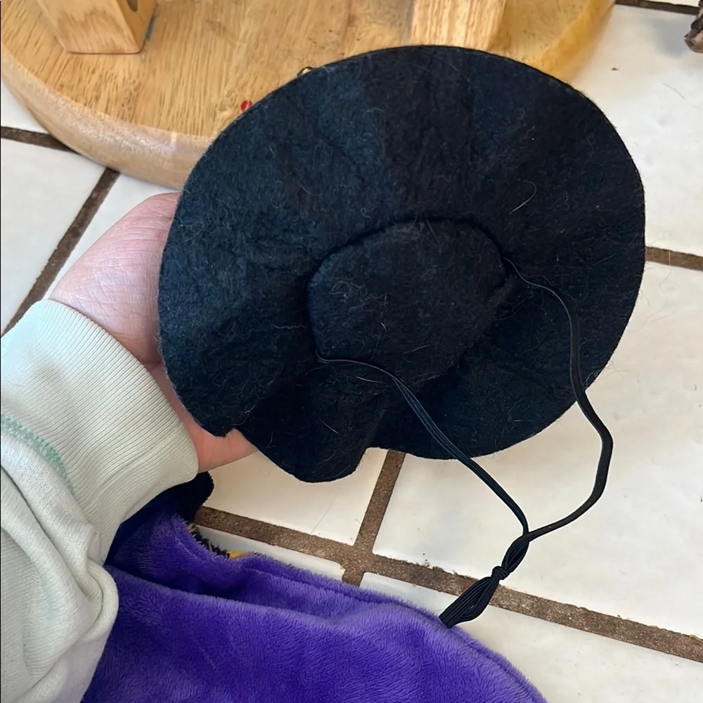 Cat Halloween Costume with Cape and Hat